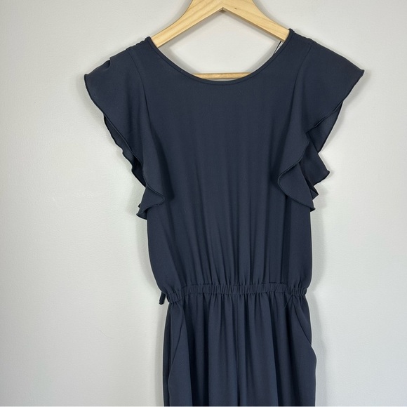 Aritzia Wilfred Fleurette Grey Wide Leg Jumpsuit sz XS - Picture 7 of 8